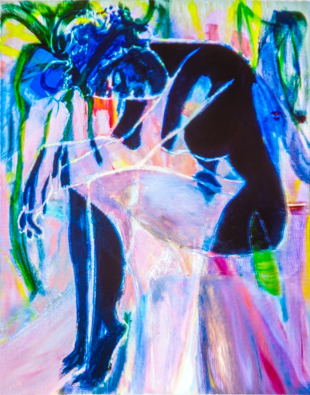 Alex Fischer, A Malinche Double, 2016-08-25, 14×11″ / 356×279㎜, print